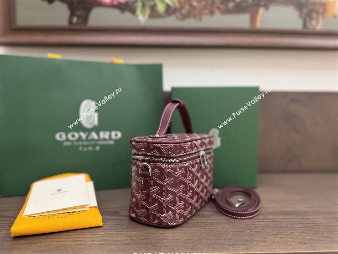 Goyard Muse Mini Vanity Burgundy 2025 (ZH-25112108)