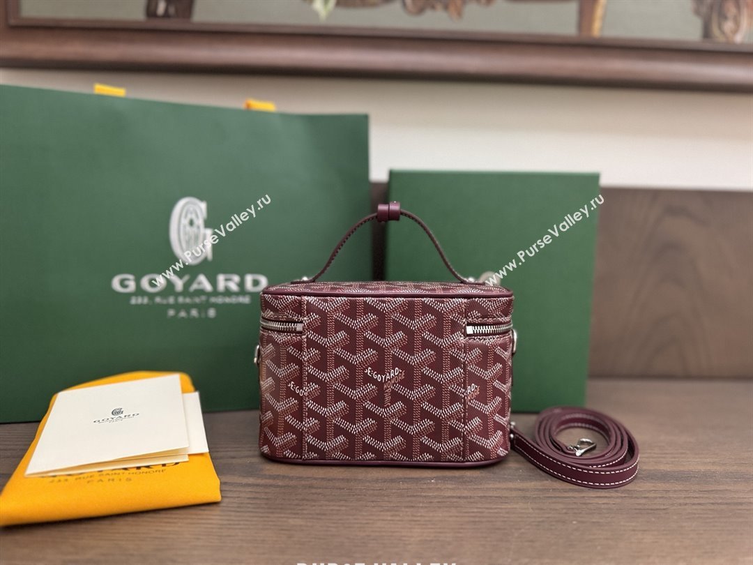 Goyard Muse Mini Vanity Burgundy 2025 (ZH-25112108)