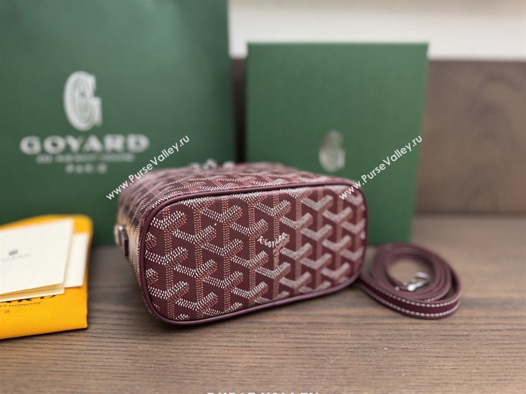 Goyard Muse Mini Vanity Burgundy 2025 (ZH-25112108)
