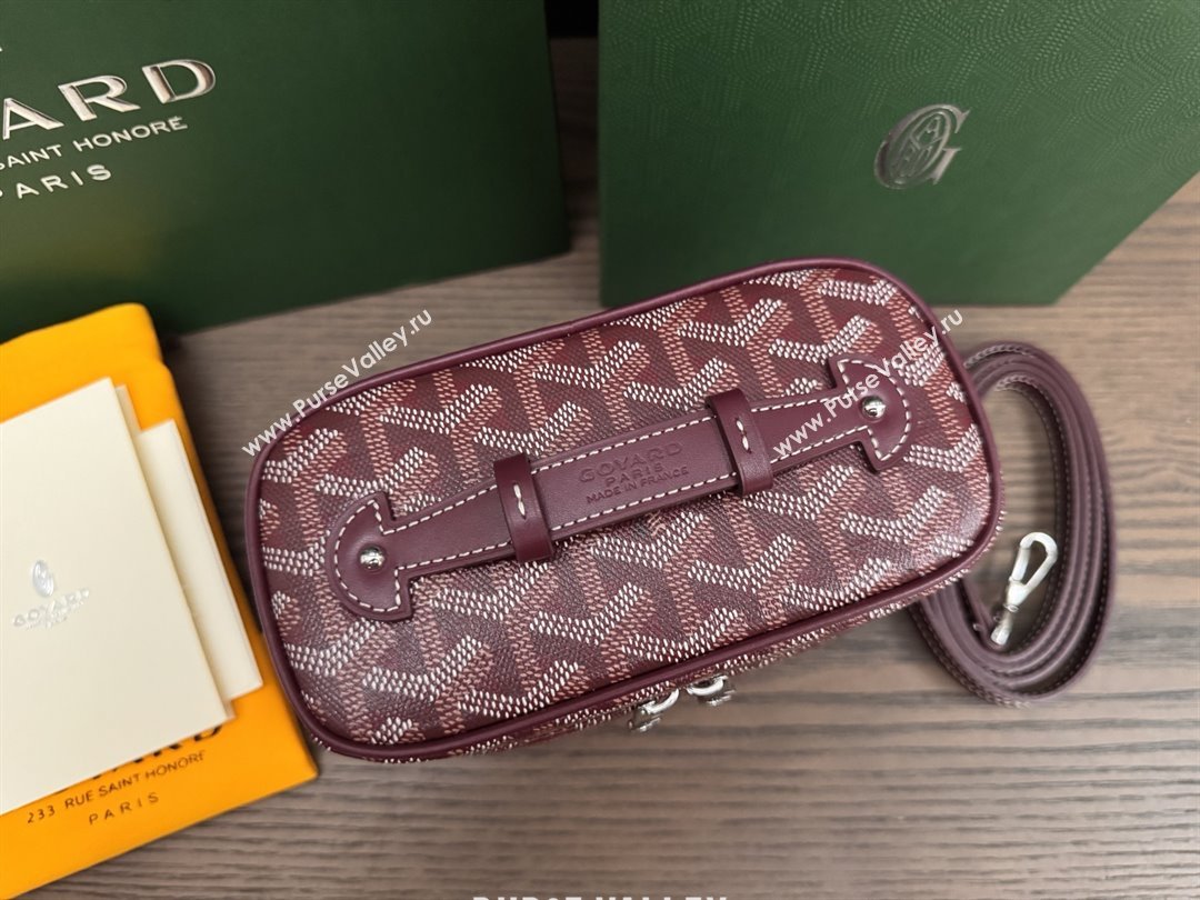 Goyard Muse Mini Vanity Burgundy 2025 (ZH-25112108)