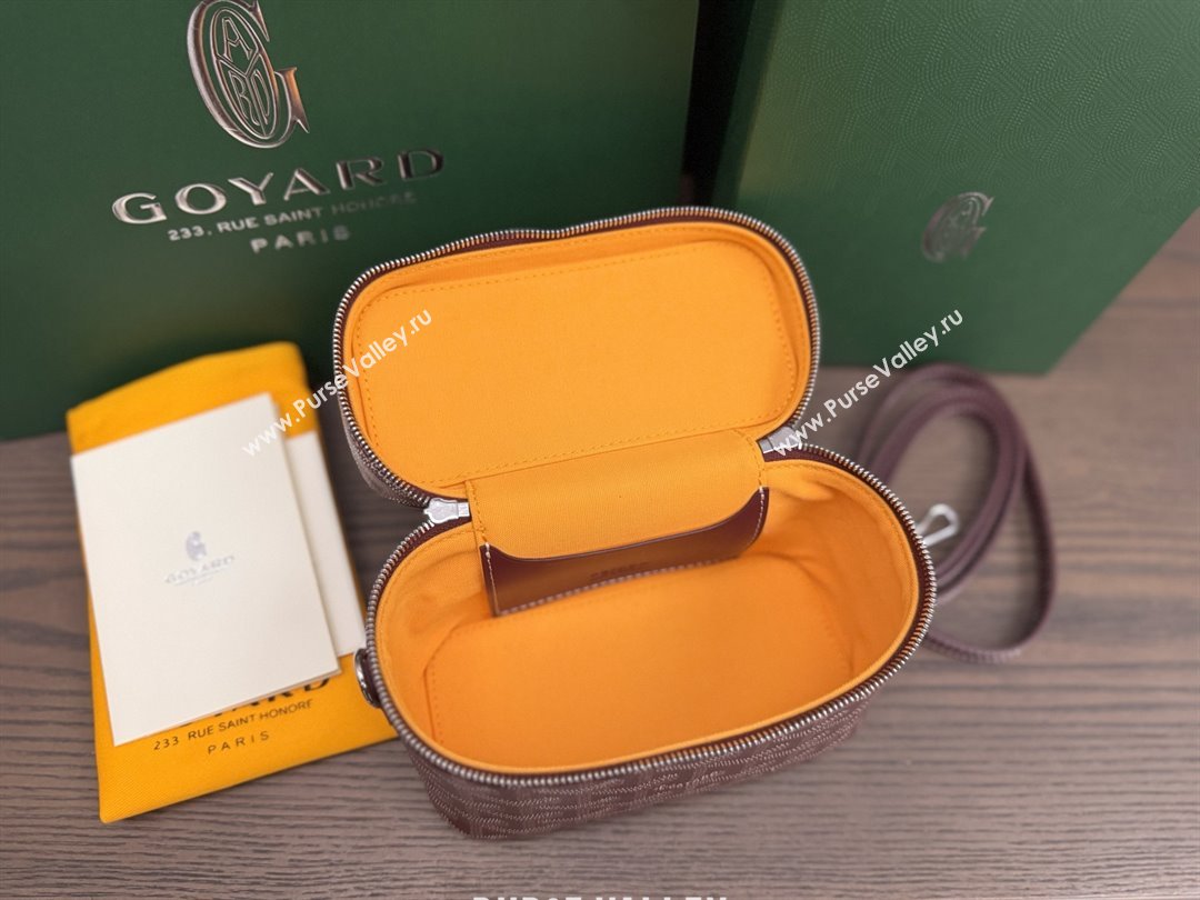 Goyard Muse Mini Vanity Burgundy 2025 (ZH-25112108)