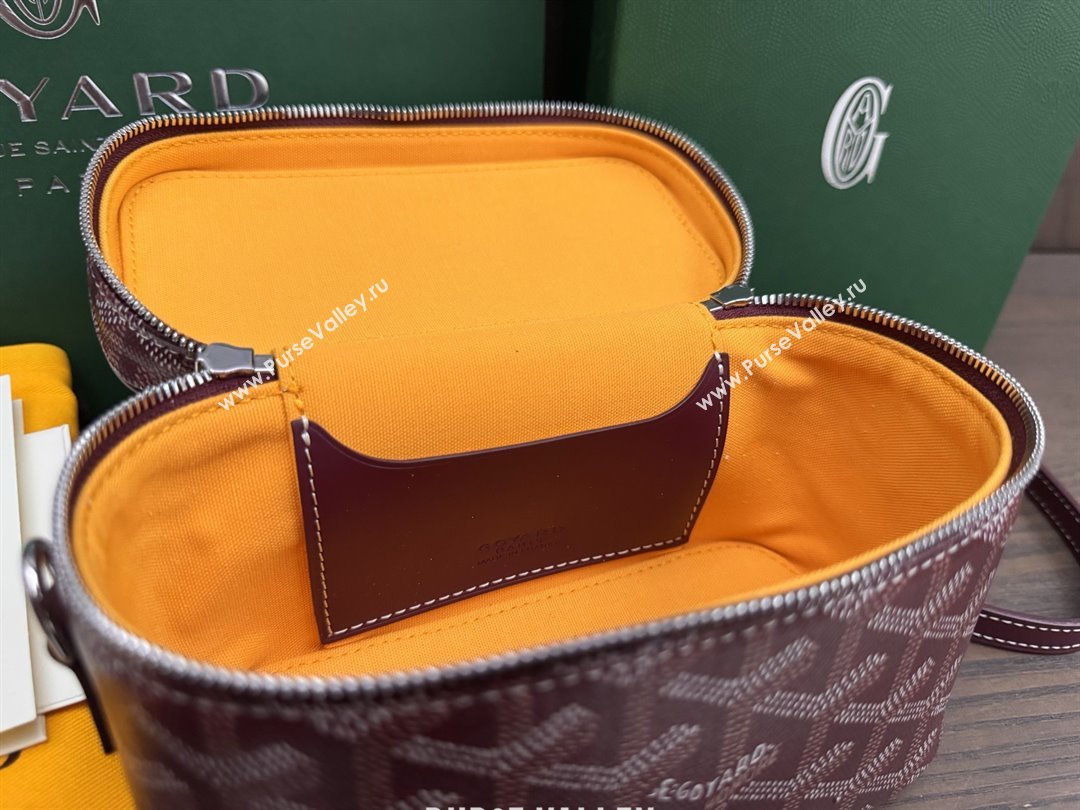 Goyard Muse Mini Vanity Burgundy 2025 (ZH-25112108)