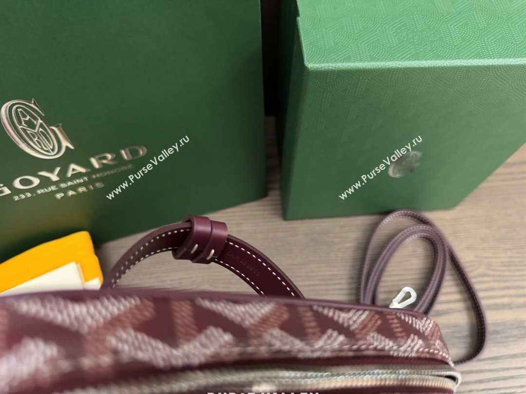 Goyard Muse Mini Vanity Burgundy 2025 (ZH-25112108)
