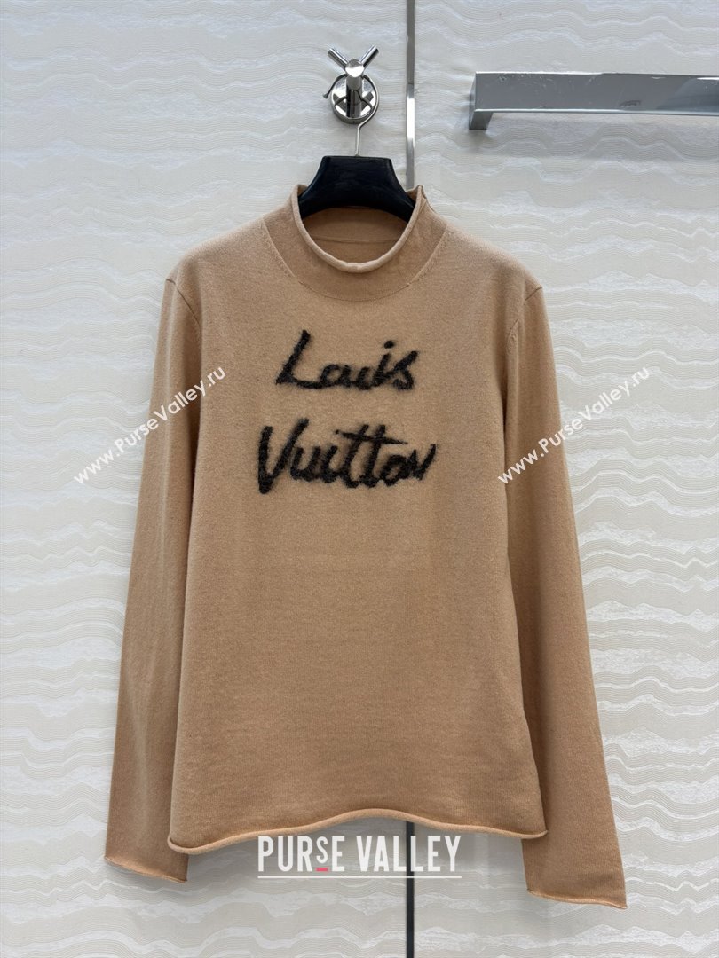 Louis Vuitton Wool Cashmere Sweater LV112715 Brown 2025 (Q-25112815)