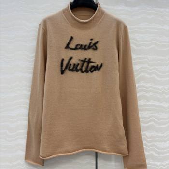 Louis Vuitton Wool Cashmere Sweater LV112715 Brown 2025 (Q-25112815)
