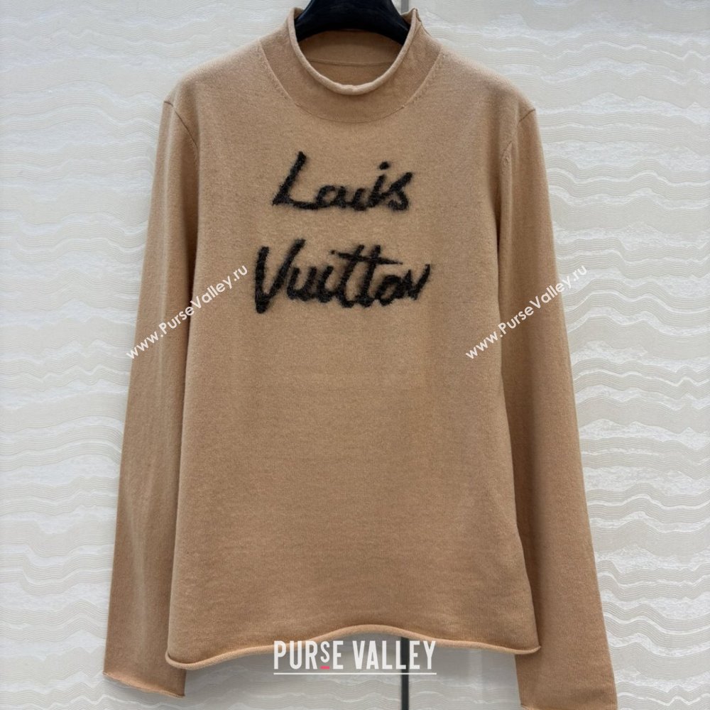 Louis Vuitton Wool Cashmere Sweater LV112715 Brown 2025 (Q-25112815)