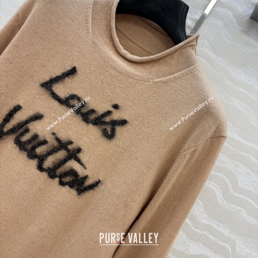 Louis Vuitton Wool Cashmere Sweater LV112715 Brown 2025 (Q-25112815)