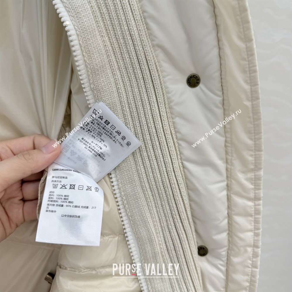 Moncler Down Jacket M112721 Beige 2025 (Q-25112821)
