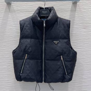 Prada Down Vest P112826 Black 2025 (Q-25112826)