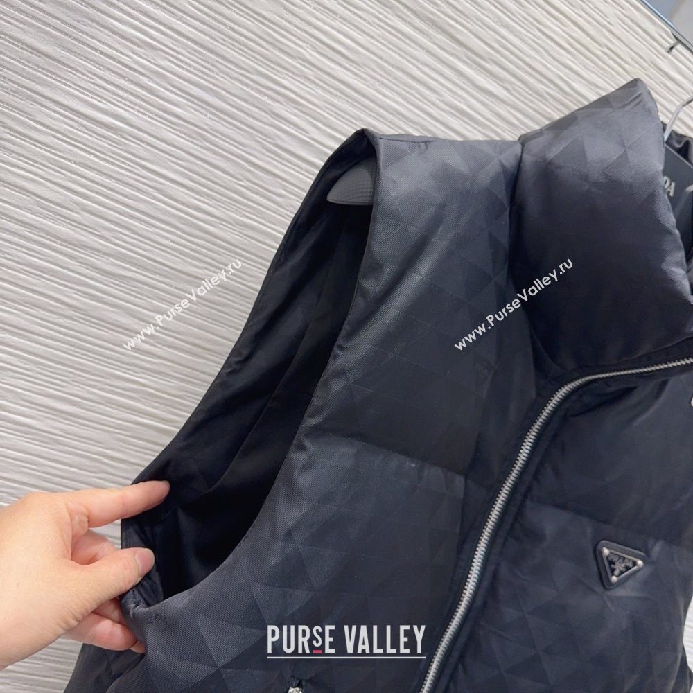 Prada Down Vest P112826 Black 2025 (Q-25112826)
