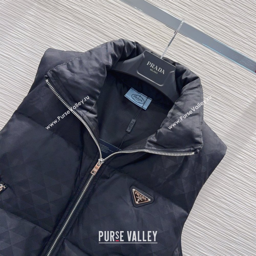 Prada Down Vest P112826 Black 2025 (Q-25112826)