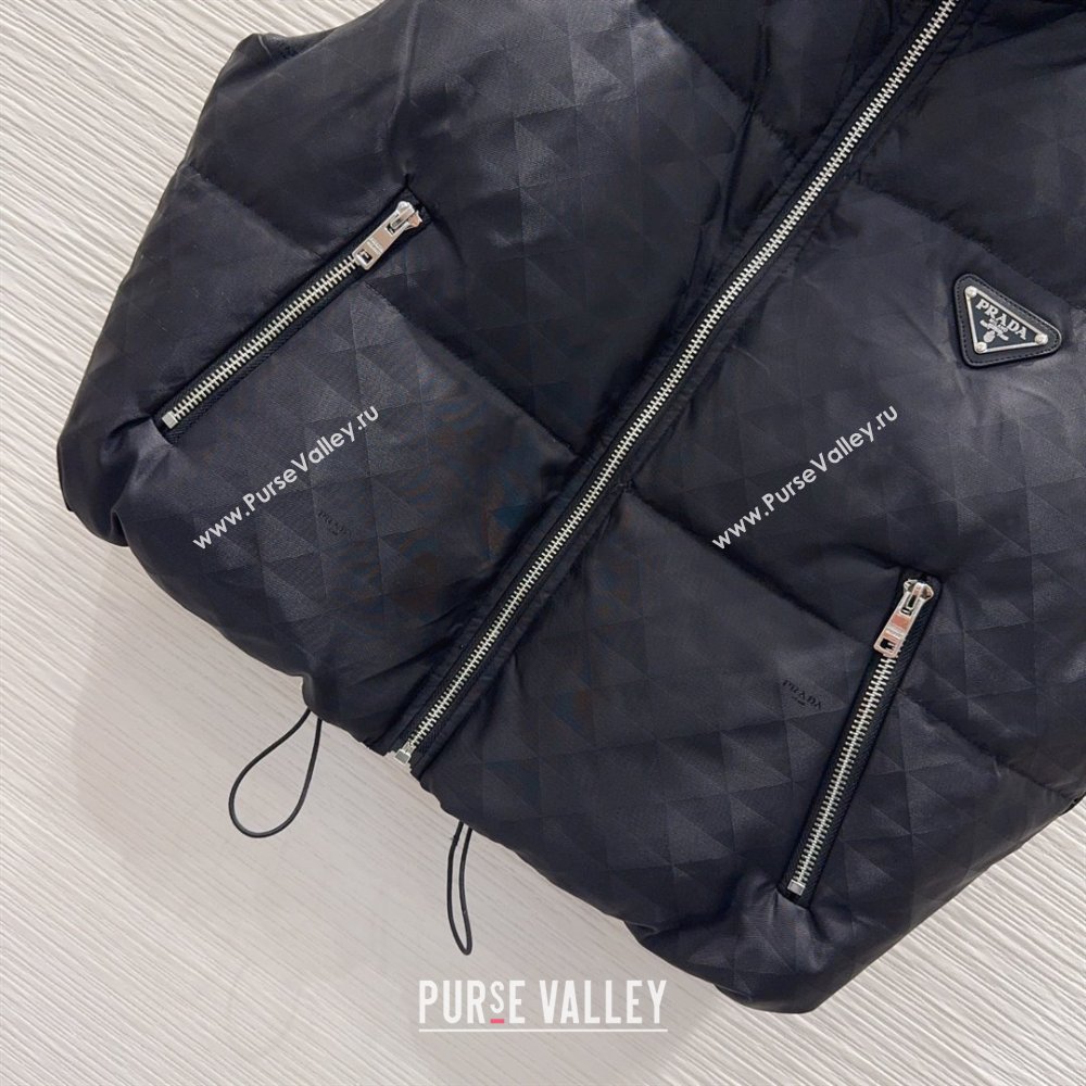 Prada Down Vest P112826 Black 2025 (Q-25112826)
