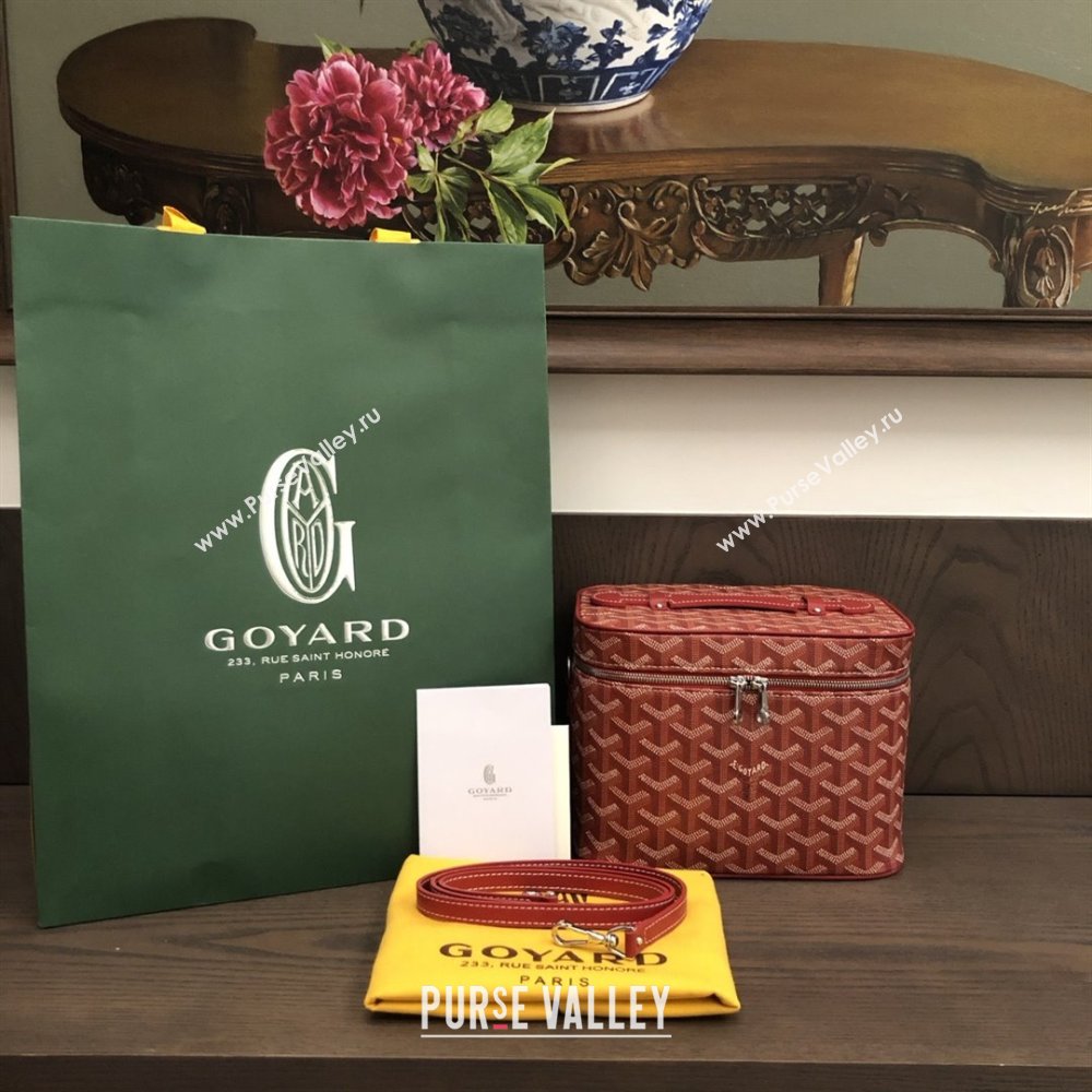 Goyard Muse Vanity Case Red 2025 (ZH-25112912)