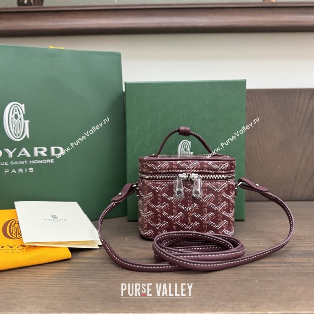 Goyard Muse Nano Vanity Dark Burgundy 2025 (ZH-25120106)