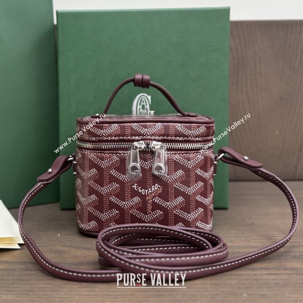 Goyard Muse Nano Vanity Dark Burgundy 2025 (ZH-25120106)