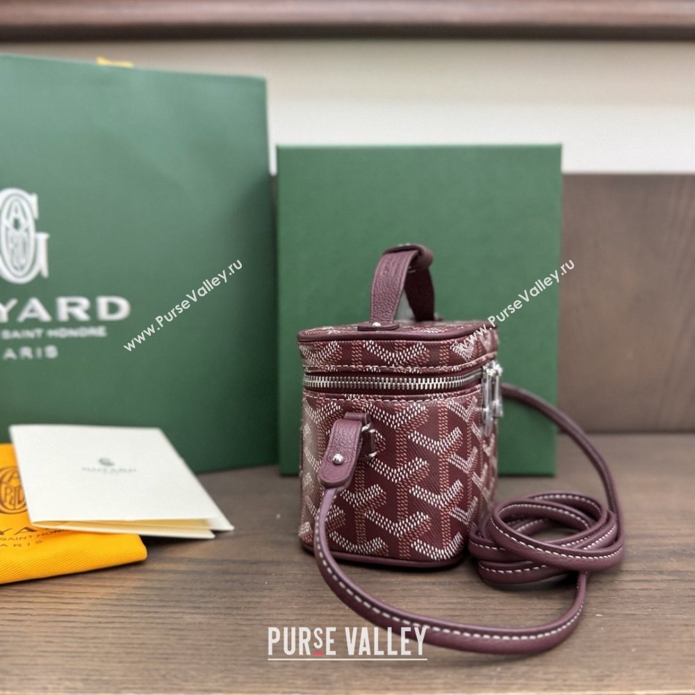 Goyard Muse Nano Vanity Dark Burgundy 2025 (ZH-25120106)