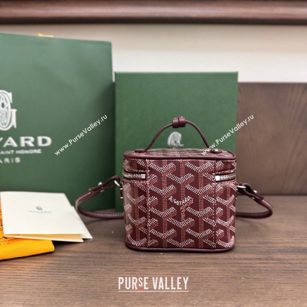 Goyard Muse Nano Vanity Dark Burgundy 2025 (ZH-25120106)