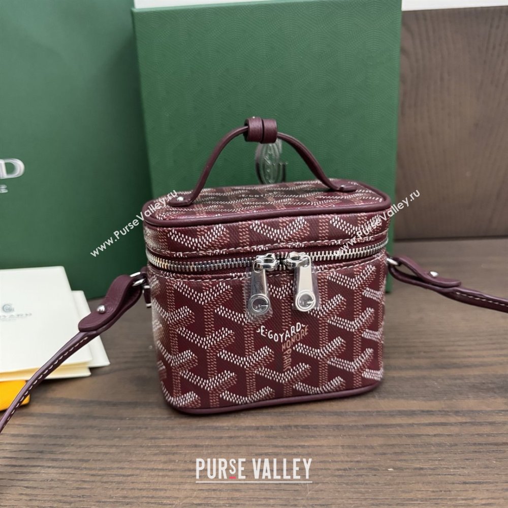 Goyard Muse Nano Vanity Dark Burgundy 2025 (ZH-25120106)