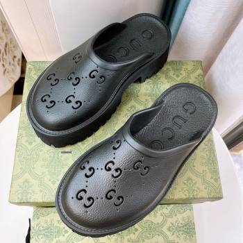 Gucci TPU Mules G120117 Black 2025 (GDX-25120117)