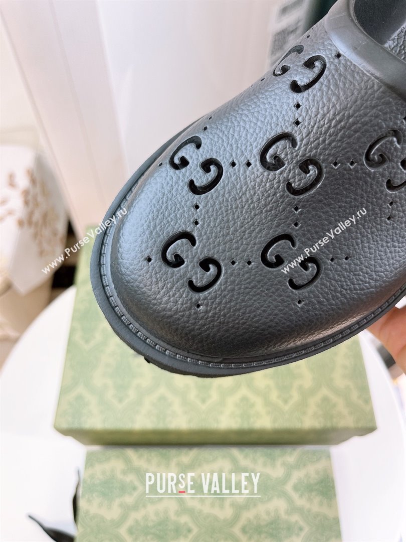 Gucci TPU Mules G120117 Black 2025 (GDX-25120117)