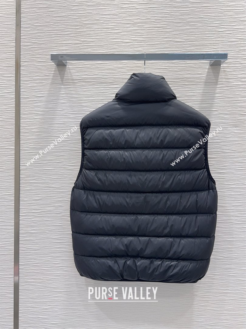 Moncler Down Vest M120304 Black 2025 (For Women and Men) (Q-25120304)