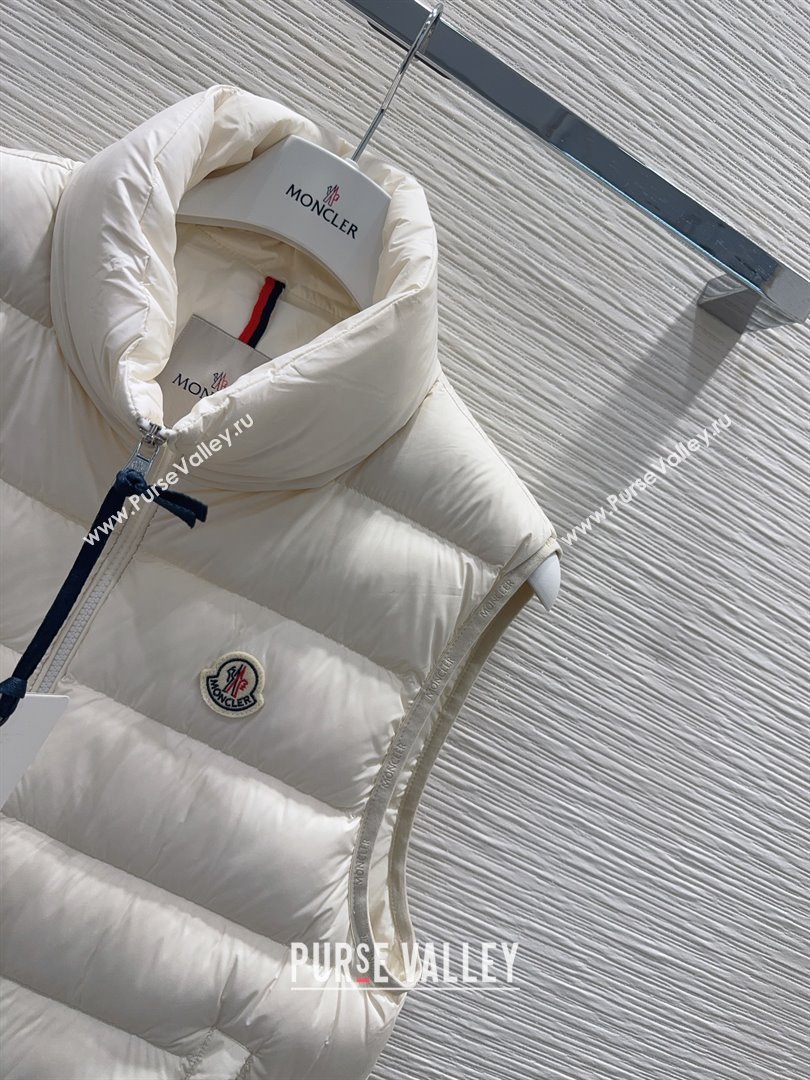 Moncler Down Vest M120305 White 2025 (For Women and Men) (Q-25120305)