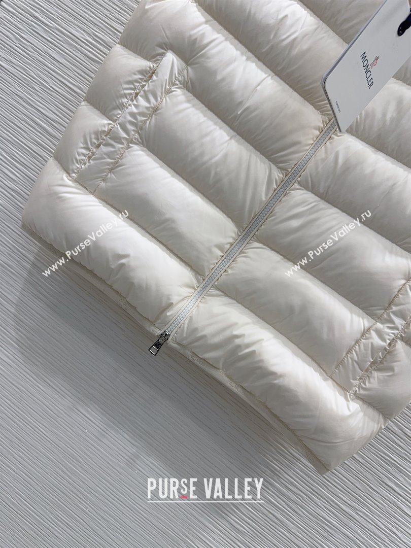 Moncler Down Vest M120305 White 2025 (For Women and Men) (Q-25120305)