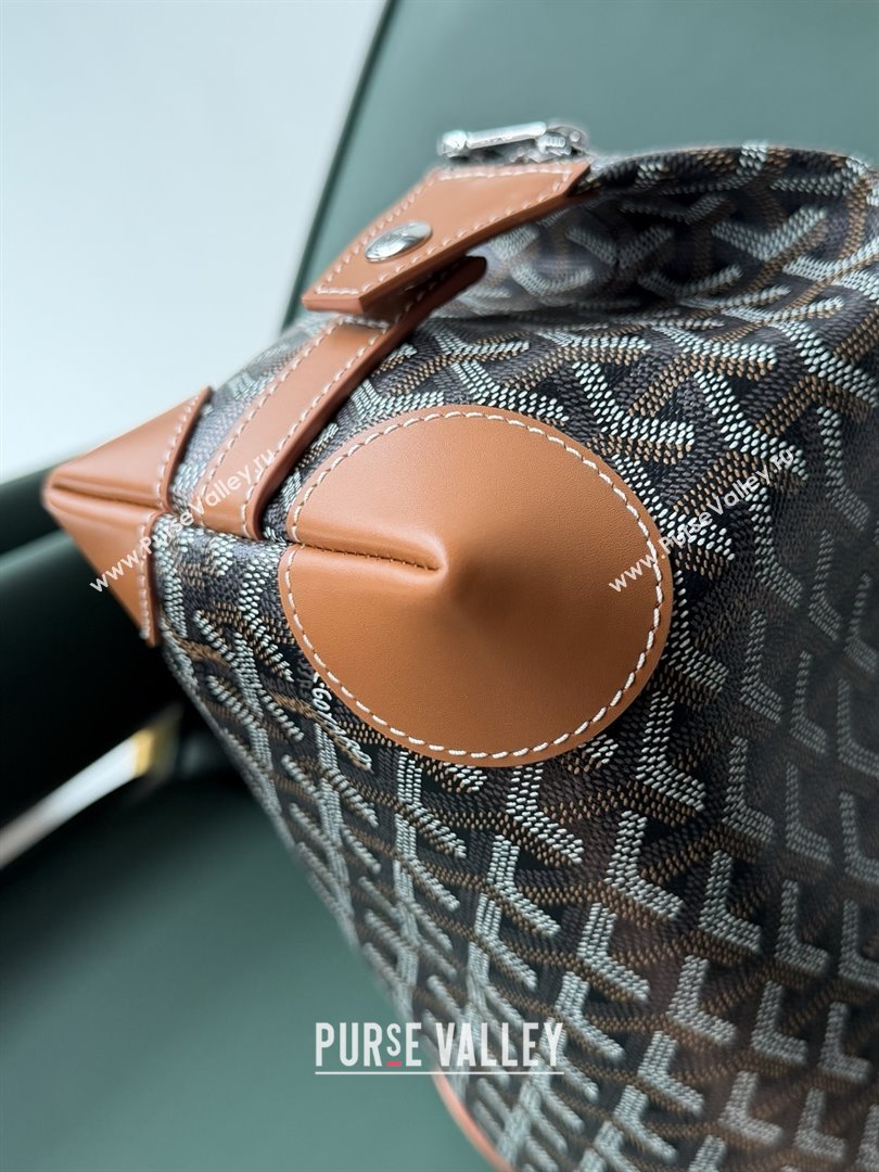 Goyard Bowling 25 Toiletry Bag 020216 Brown 2025 (ZH-25121215)