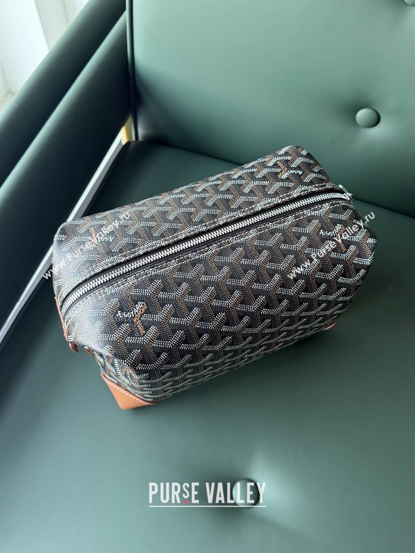 Goyard Bowling 25 Toiletry Bag 020216 Brown 2025 (ZH-25121215)