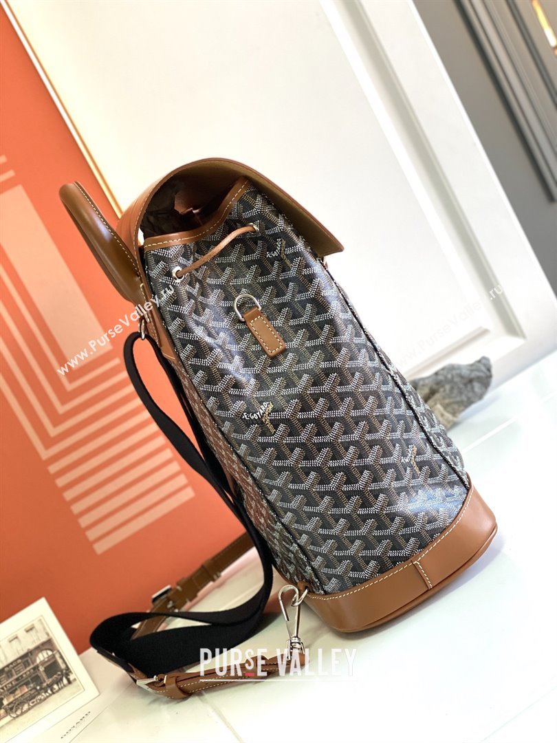 Goyard Alpin MM Backpack 8029 Brown 2025 (ZH-25121209)