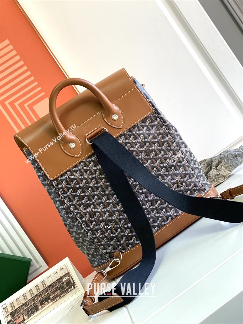 Goyard Alpin MM Backpack 8029 Brown 2025 (ZH-25121209)