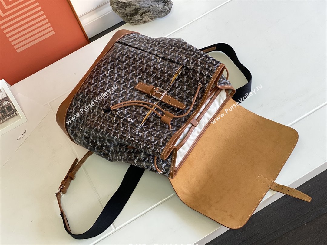 Goyard Alpin MM Backpack 8029 Brown 2025 (ZH-25121209)