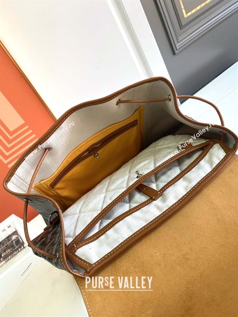 Goyard Alpin MM Backpack 8029 Brown 2025 (ZH-25121209)