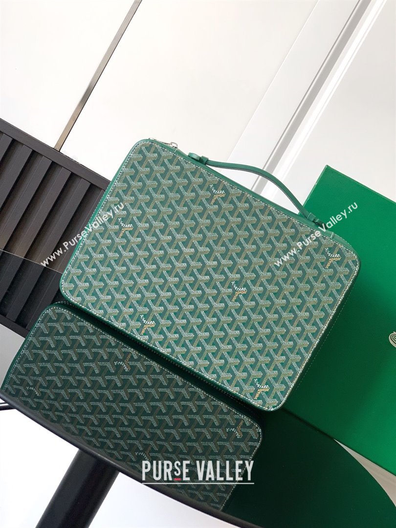 Goyard Compagnon Universel A4 8065 Green 2025 (ZH-25121201)