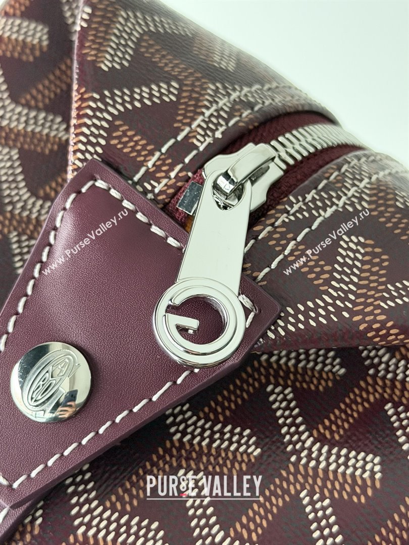 Goyard Bowling 25 Toiletry Bag 020216 Brugundy 2025 (ZH-25121212)