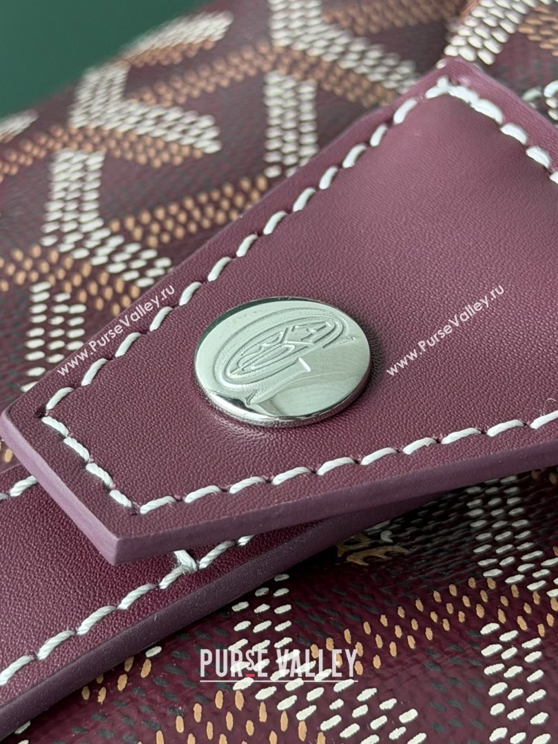 Goyard Bowling 25 Toiletry Bag 020216 Brugundy 2025 (ZH-25121212)