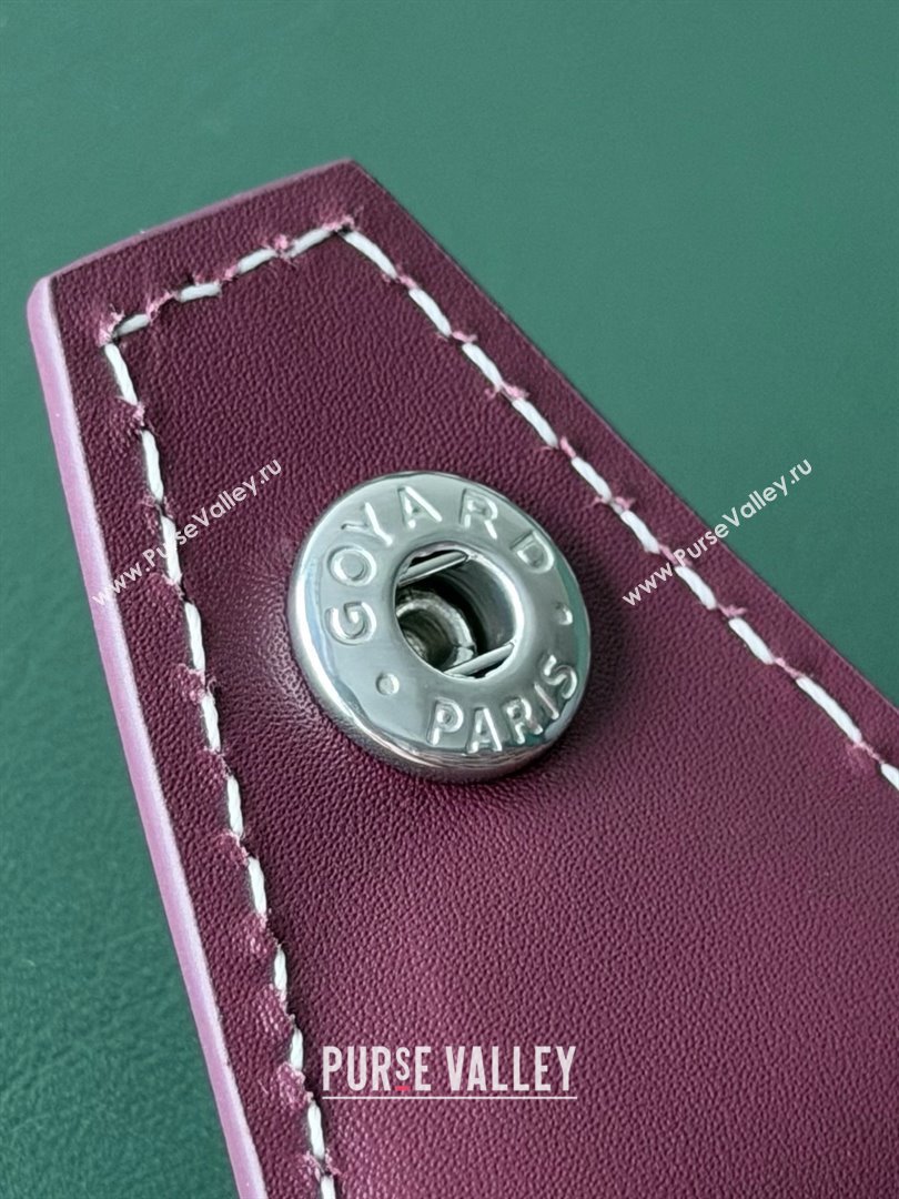 Goyard Bowling 25 Toiletry Bag 020216 Brugundy 2025 (ZH-25121212)