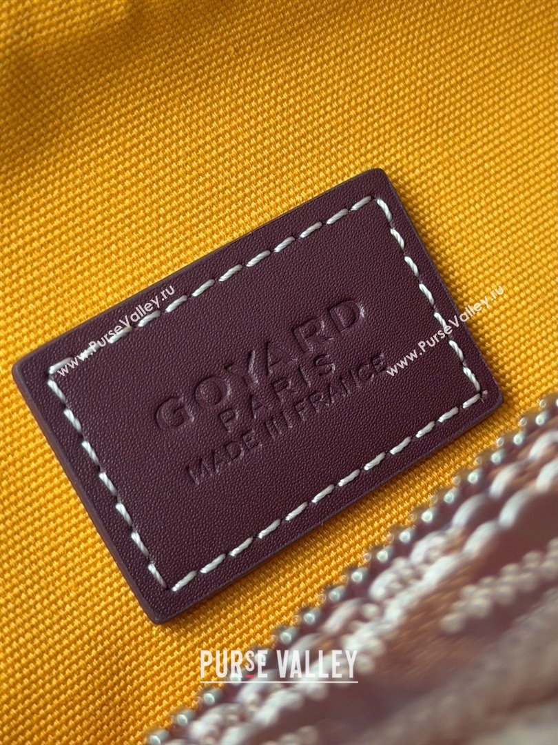 Goyard Bowling 25 Toiletry Bag 020216 Brugundy 2025 (ZH-25121212)