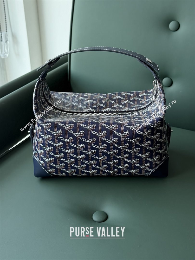 Goyard Bowling 25 Toiletry Bag 020216 Navy Blue 2025 (ZH-25121213)