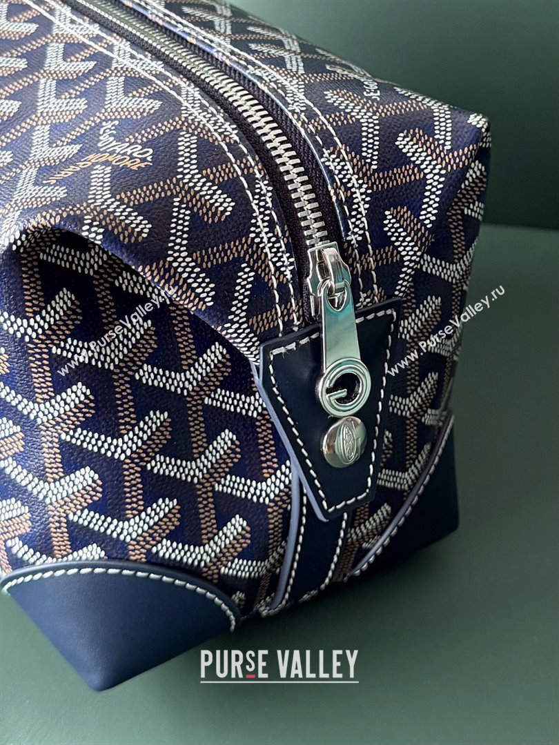 Goyard Bowling 25 Toiletry Bag 020216 Navy Blue 2025 (ZH-25121213)