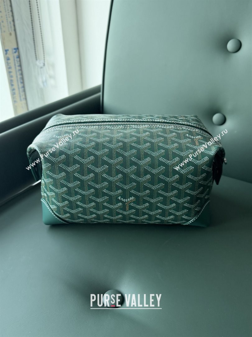 Goyard Bowling 25 Toiletry Bag 020216 Green 2025 (ZH-25121214)