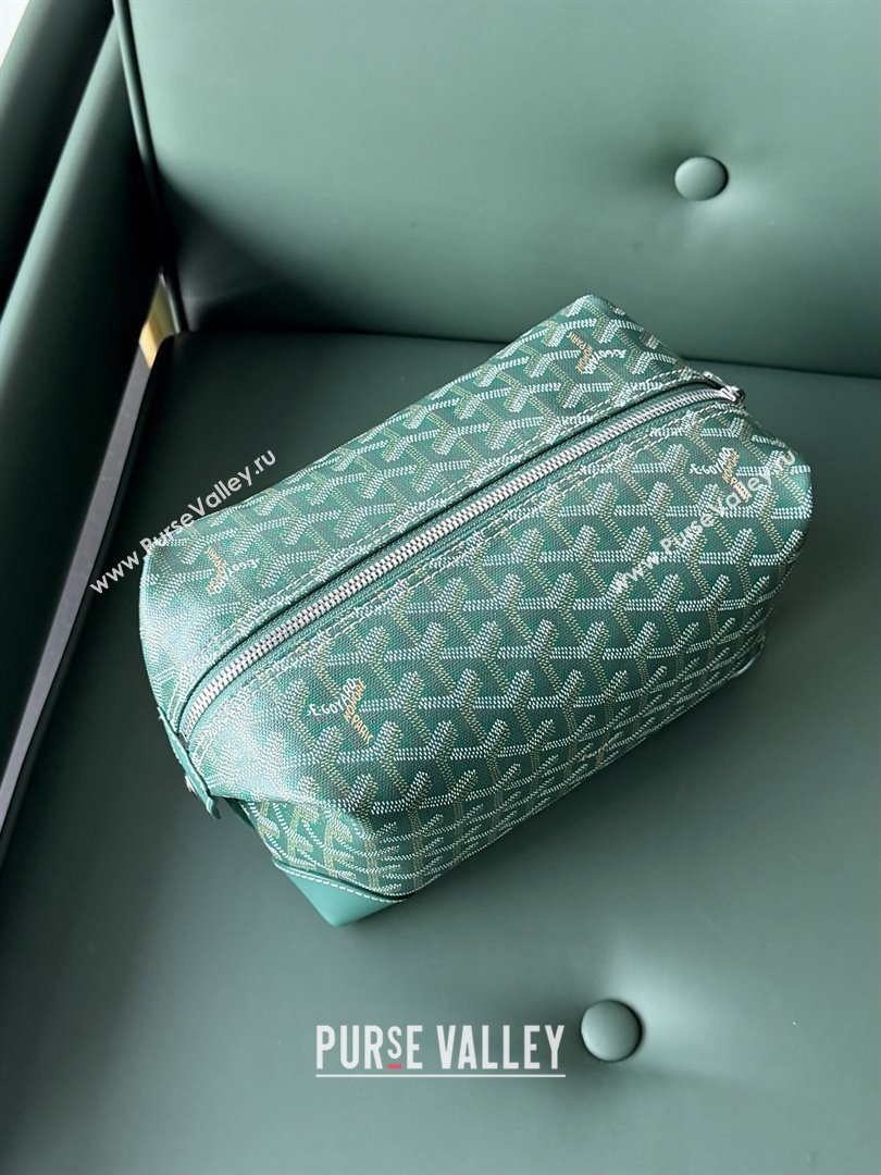 Goyard Bowling 25 Toiletry Bag 020216 Green 2025 (ZH-25121214)