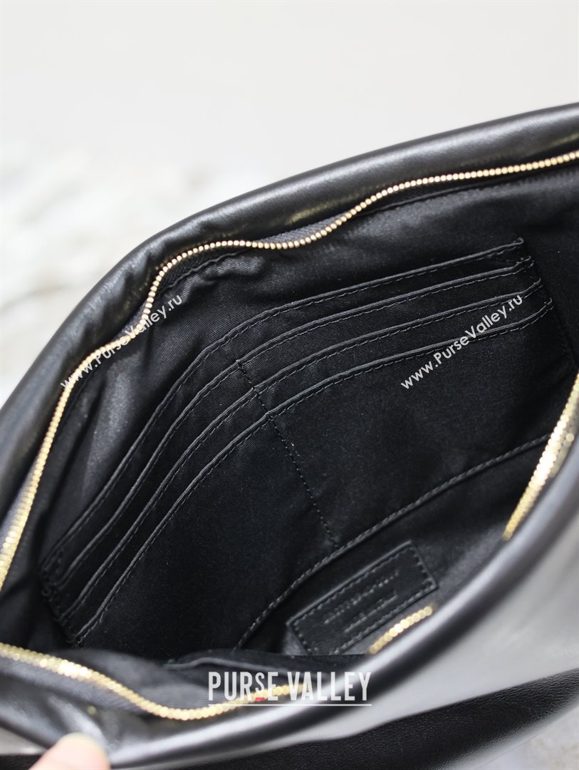 Saint Laurent Calypso Pouch in Lambskin 778943 Black 2025 (YY-25120908)