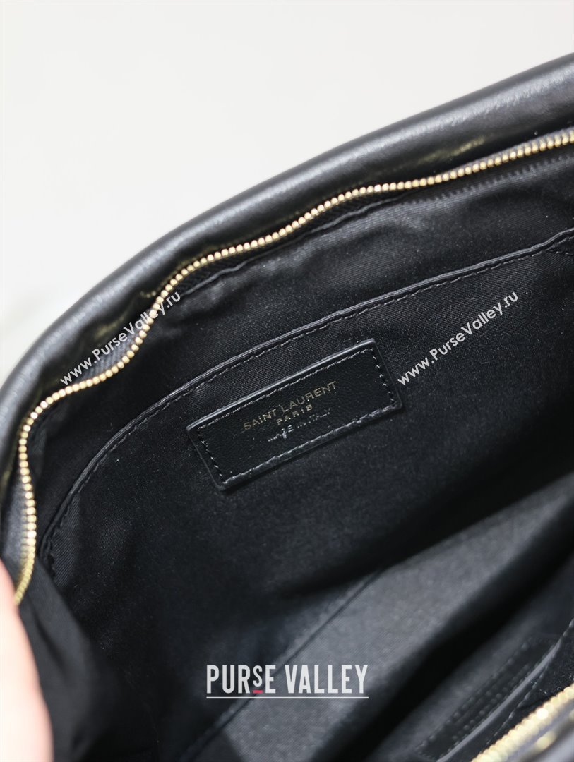Saint Laurent Calypso Pouch in Lambskin 778943 Black 2025 (YY-25120908)