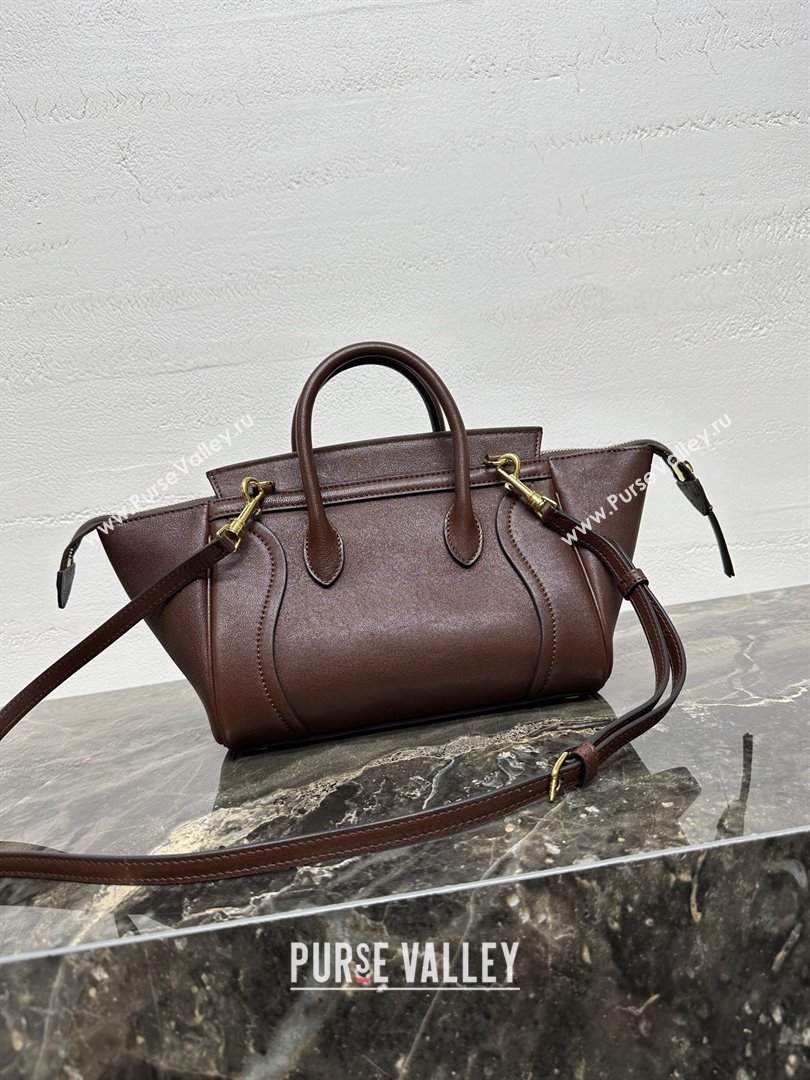 Celine Small New Luggage in Supple Shiny Lambskin 124213 2025 (BL-25120906)