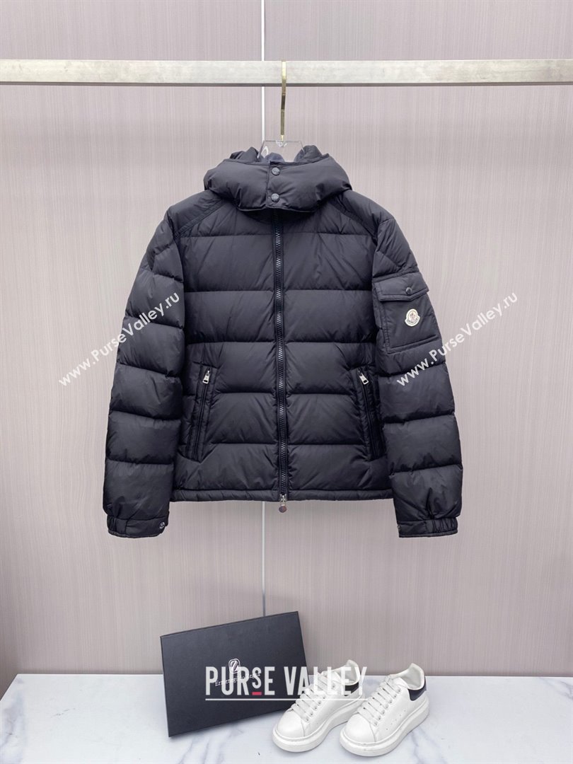 Moncler Down Jacket for Women and Men M120911 Matte Black 2025 (ST-25120911)