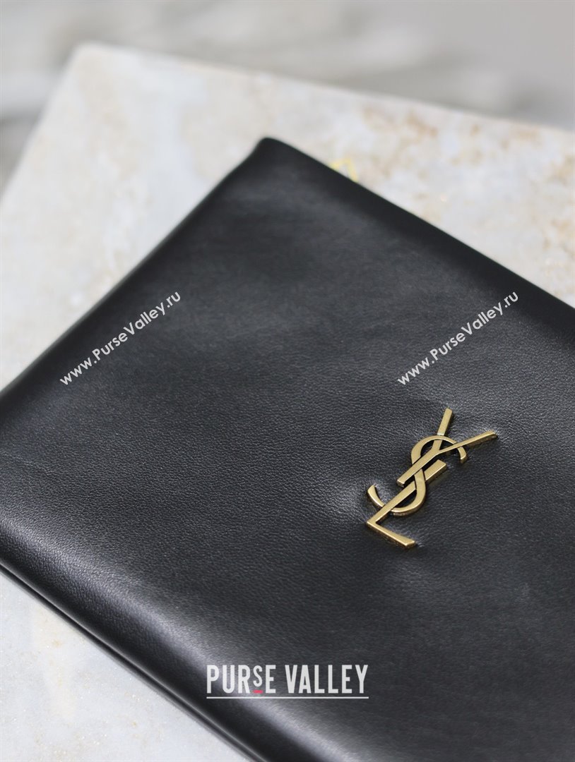 Saint Laurent Calypso Pouch Clutch in Lambskin 765025 Black 2025 (YY-25120909)