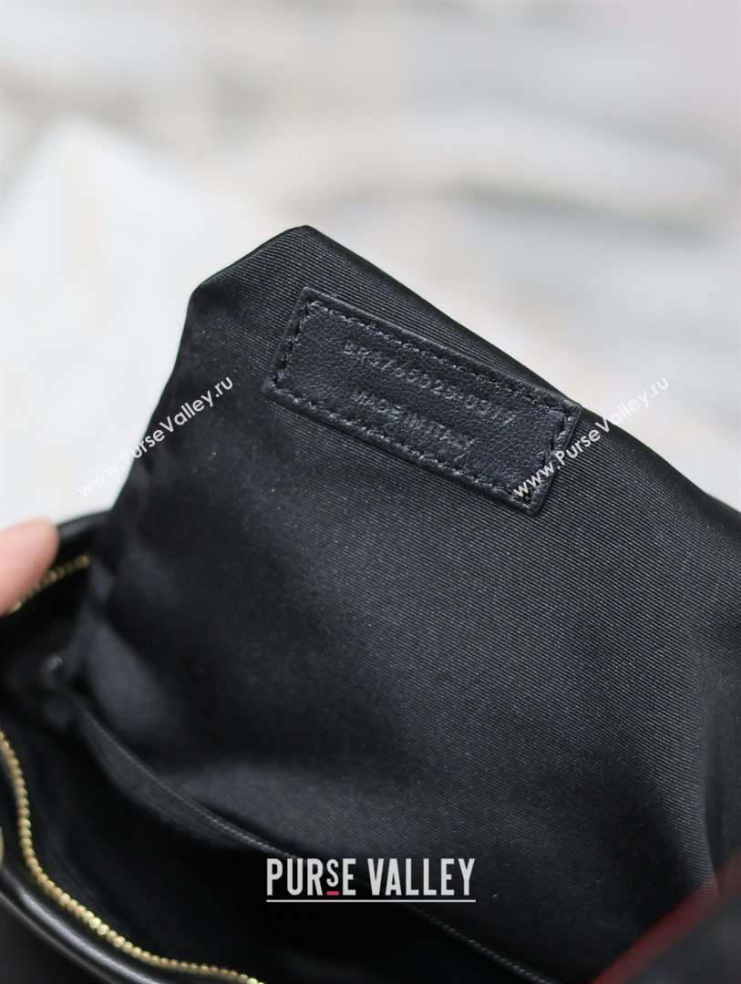 Saint Laurent Calypso Pouch Clutch in Lambskin 765025 Black 2025 (YY-25120909)