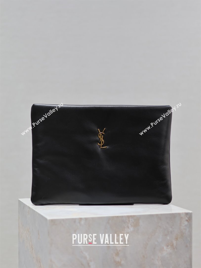 Saint Laurent Calypso Pouch in Lambskin 778943 Black 2025 (YY-25120908)