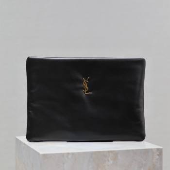 Saint Laurent Calypso Pouch in Lambskin 778943 Black 2025 (YY-25120908)